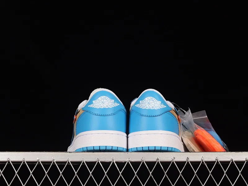 All categories Air Jordan Jordan series basketball shoes Air Jordan 1 Low Air Jordan 1 Low AJ1 Joe 1 white and blue low-top casual sneakers CZ0790-148